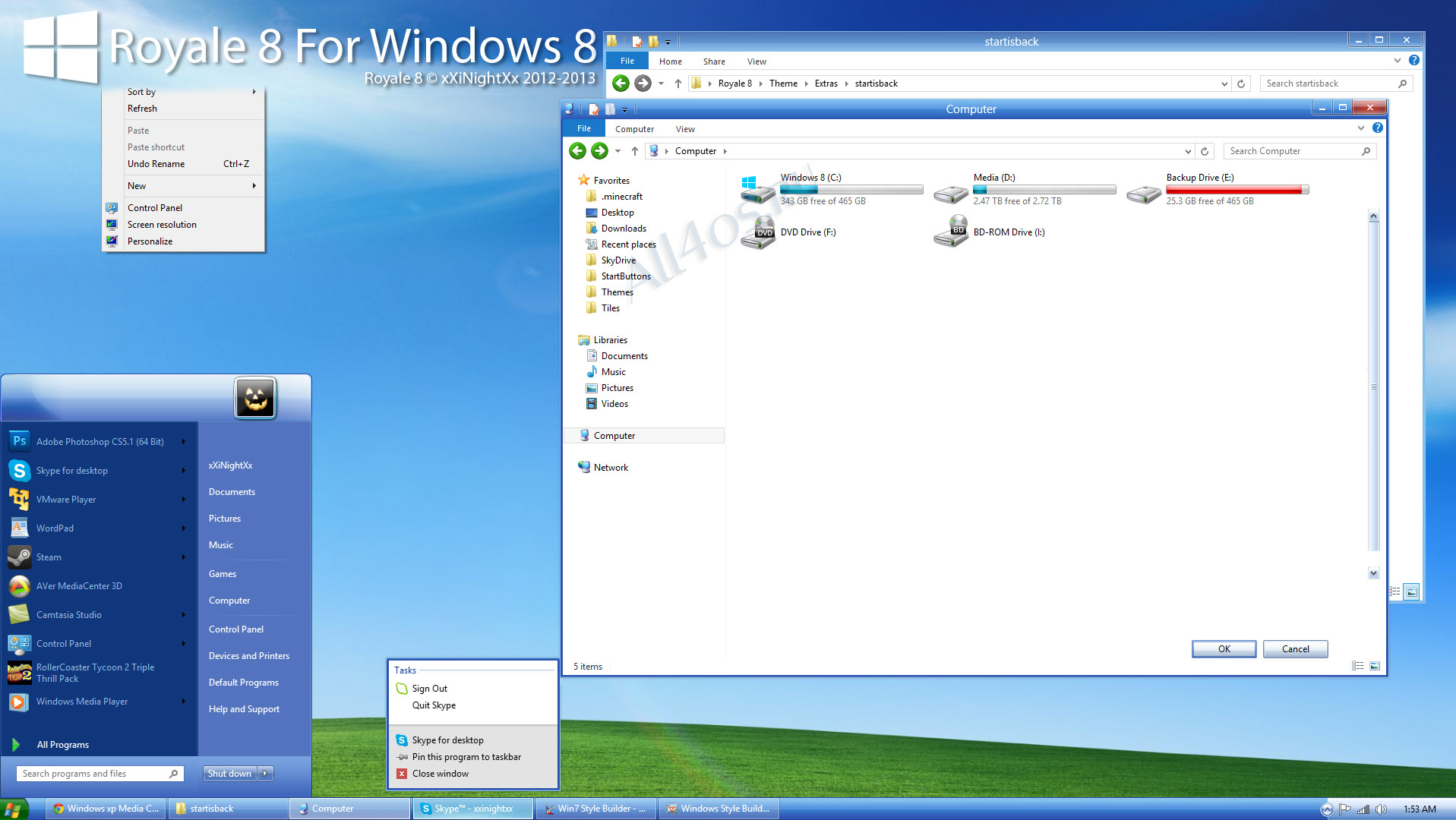 Windows 8.1 Theme For Xp Free Download Full Version 2016 - Free Full Version